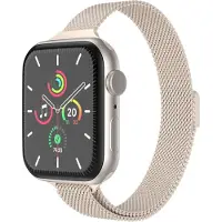IMoshion Bracelet slim Milanese pour Apple Watch | 38/40/41/42 mm - Starlight