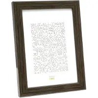 Deknudt Cadre étroit en bois de racine gris-brun 10x15 S46RH7