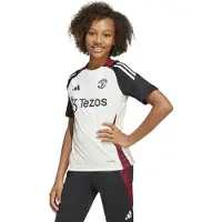 Adidas Manchester United 24/25 Tiro Training Junior Short Sleeve T-shirt Blanc 7-8 Years Enfants