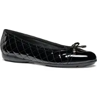 Geox Femme D ANNYTAH B Ballerines Plates, Black, 42 EU