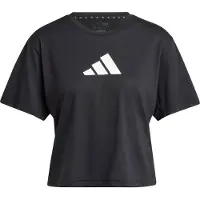 Adidas T-shirt fonctionnel 'Essentials' noir / blanc