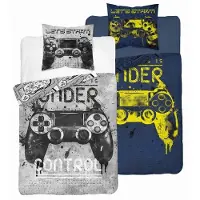 Detexpol Glow in the Dark Literie 140x200 Gamer Pad pour jeu de console