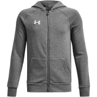 Under Armour Veste de survêtement 'Rival' gris chiné / blanc