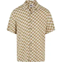 Urban Classics Chemise beige / blanc