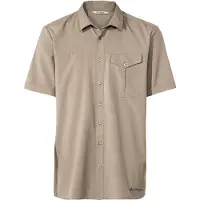 Vaude Rosemoor Ii Short Sleeve Shirt Beige 3XL Homme