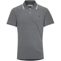 Casual Friday T-Shirt 'Tristan' gris basalte / noir / blanc