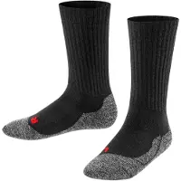 Falke Chaussettes de sport gris foncé / rouge / noir
