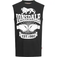 Lonsdale T-Shirt 'Cleator' noir / blanc