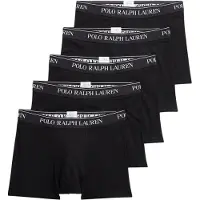 Ralph Lauren Boxers 'Classic' noir / blanc