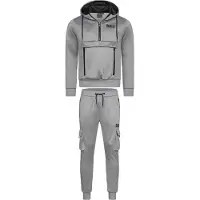 Lonsdale Moorpark Tracksuit Gris XL Homme