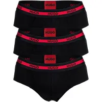 HUGO pour homme. 50492378 Pack 3 Slip triplet noir (XL), Homewear, Coton