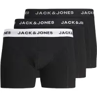 Jack & Jones Boxers JACSOLID x3 hommes - Noir - EU L
