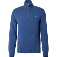 Gant Casual Cotton Half Zip Sweater Bleu 3XL Homme