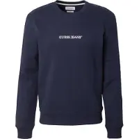 GUESS Sweat-shirt bleu marine / blanc