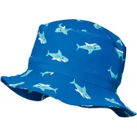 Playshoes Chapeau 'HAI' bleu / menthe / blanc