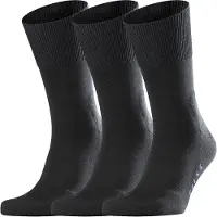 Falke Chaussettes 'Run 3-Pack' noir