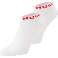 HUGO Chaussettes rouge / blanc