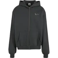 Karl kani Veste de survêtement gris argenté / noir / blanc