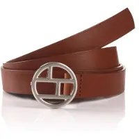 Tom Tailor Ceinture 'LAYA' cognac / argent