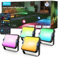 Govee Outdoor Flood Lights 4 Pack Led Floodlight Clair