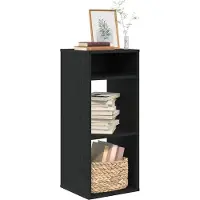vidaXL Bibliothèque noir 34x31x80 cm bois d'ingénierie