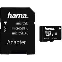Hama Carte M.sdxc 128Gb Cl.10 80Mb +Ad