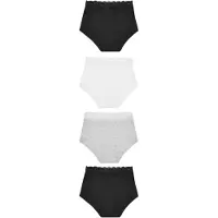 Next Culotte gris chiné / noir / blanc