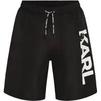 Karl Lagerfeld Shorts de bain noir / blanc