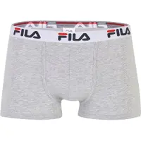 FILA Boxers gris chiné / rouge / noir / blanc