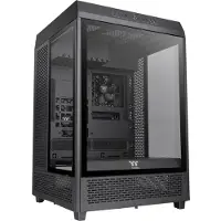 Thermaltake The Tower 500 - MDT - ATX étendu - panneau latéral avec fenêtre (verre trempé) - pas d'alimentation (PS/2) - noir