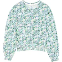 We fashion T-Shirt bleu-gris / gris clair / vert gazon / blanc