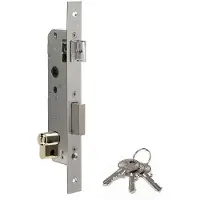 Cisa 44661.20.0 Mortise Lock Argenté