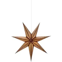Markslöjd Étoile suspendue Bronze pailleté, H 75 cm x P 23 cm x L 75 cm