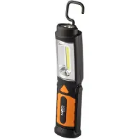 GRUPA TOPEX Lampe d'atelier à piles 300 lm COB 2 en 1 + 3 piles AA