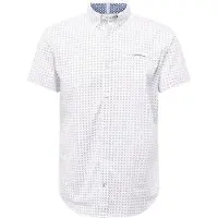 Jack & Jones Jack Print Short Sleeve Shirt Blanc S Homme