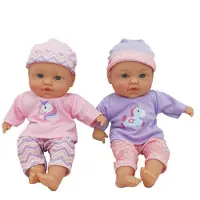 Mother Love Poupée bébé 31 cm avec sons - poupée rose pour enfants