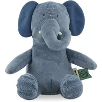 Trixie Doudou bébé Mme Eléphant - Peluche en coton