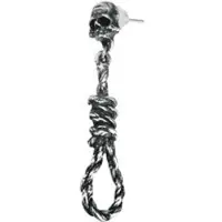 Alchemy Gothic Boucles d'oreilles Gothic de - Hangman´s Noose - pour Femme - couleur argent - Taille Standard