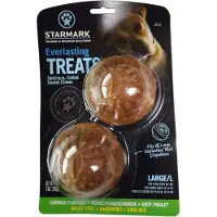 Starmark Everlasting Treat Ball assorti : Everlasting Treats Taille L (200 g) Chien