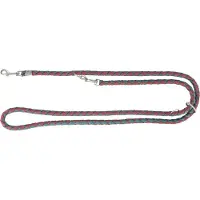 Trixie *Cavo adjustable lead, S-M : 2.00 m/ø 12 mm, sangria/petrol (Chien, Promenade)