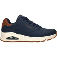 SKECHERS Baskets basses 'Uno - Suited On Air' bleu