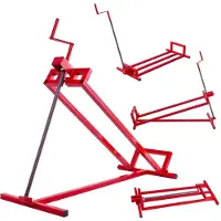 Coast Plate-forme de levage , aide au nettoyage d'herbe pour tracteur, 400 kg continu, Rouge