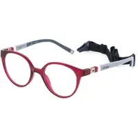 Sting Lunettes de Vue - - VSJ676N - Enfant - Rouge (Lampone lucido) - Plastique 43/17/125