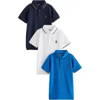 Next T-Shirt bleu / bleu marine / noisette / blanc