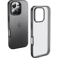 Screen Guard Professional Apple iPhone 16 Pro Max Étui anti-impact avec 2 m de protection contre les chutes (Apple iPhone 16 Pro Max), Coque pour téléphone portable, Noir, Transparent