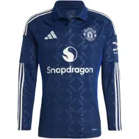 Adidas Manchester United 24/25 Away Long Sleeve T-shirt Bleu XL Homme