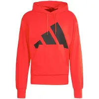 Adidas Essentials Big Logo French Terry Hoodie Rouge M Homme