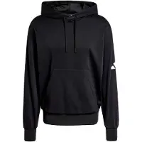 Adidas Essentials Loose Fit 3 Bar Logo French Terry Hoodie Noir L / Regular Homme