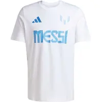 Adidas Messi Name&number Graphic Short Sleeve T-shirt Blanc XL Homme