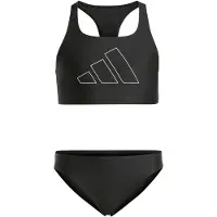 Adidas Performance Big Bars Bikini Noir 3-4 Years Fille